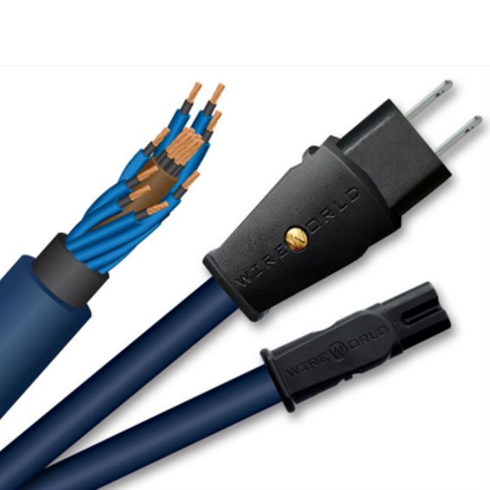 Wireworld Mini Stratus Power cord, 1m.